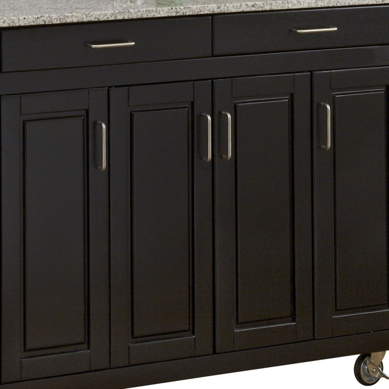 Red Barrel Studio® Littrell Granite Kitchen Island & Reviews Wayfair